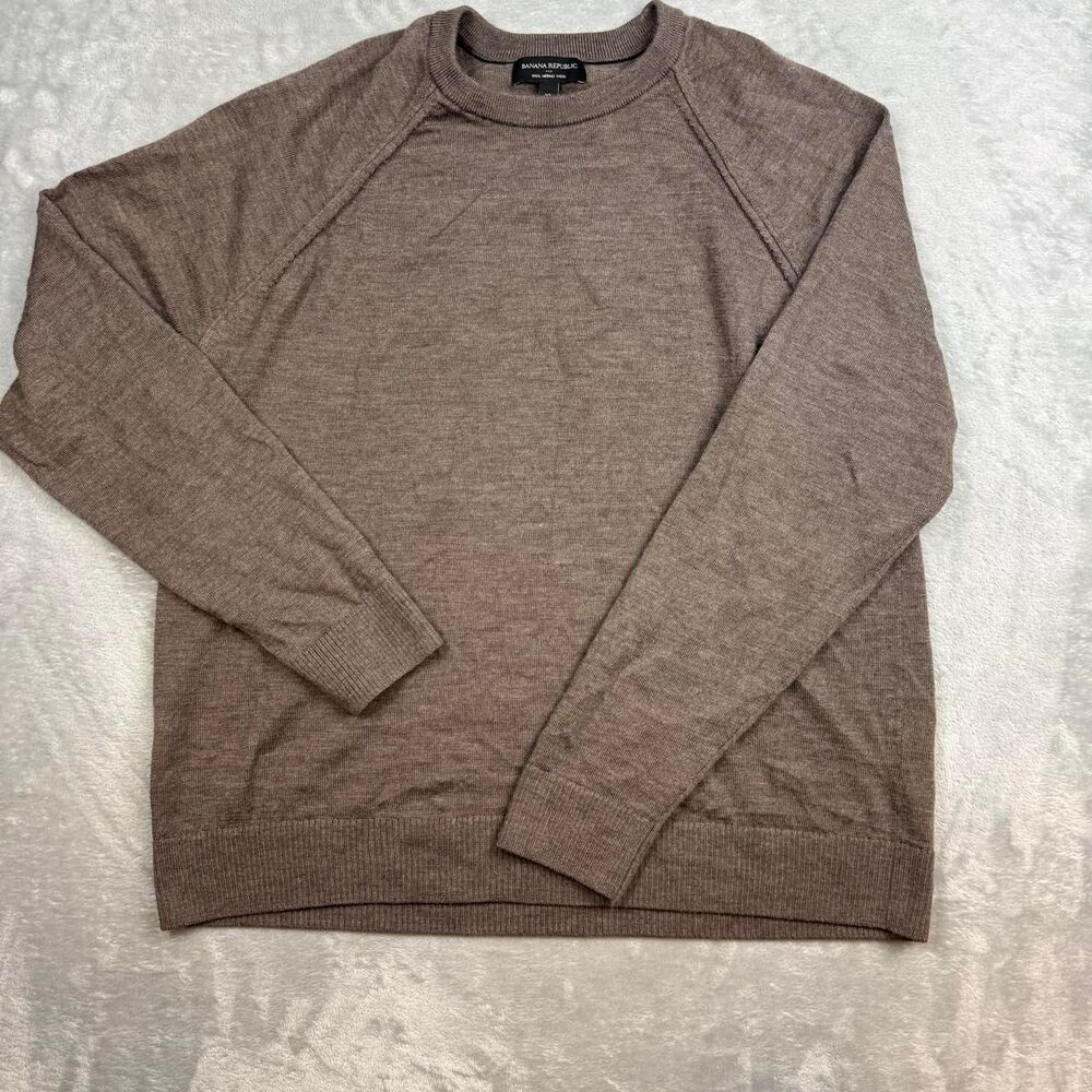 Banana-republic Men's Brown and Tan Jumper